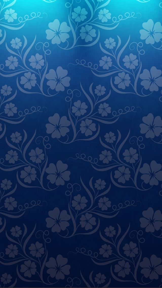 640x1136 blue flowers -  iPhone Wallpaper