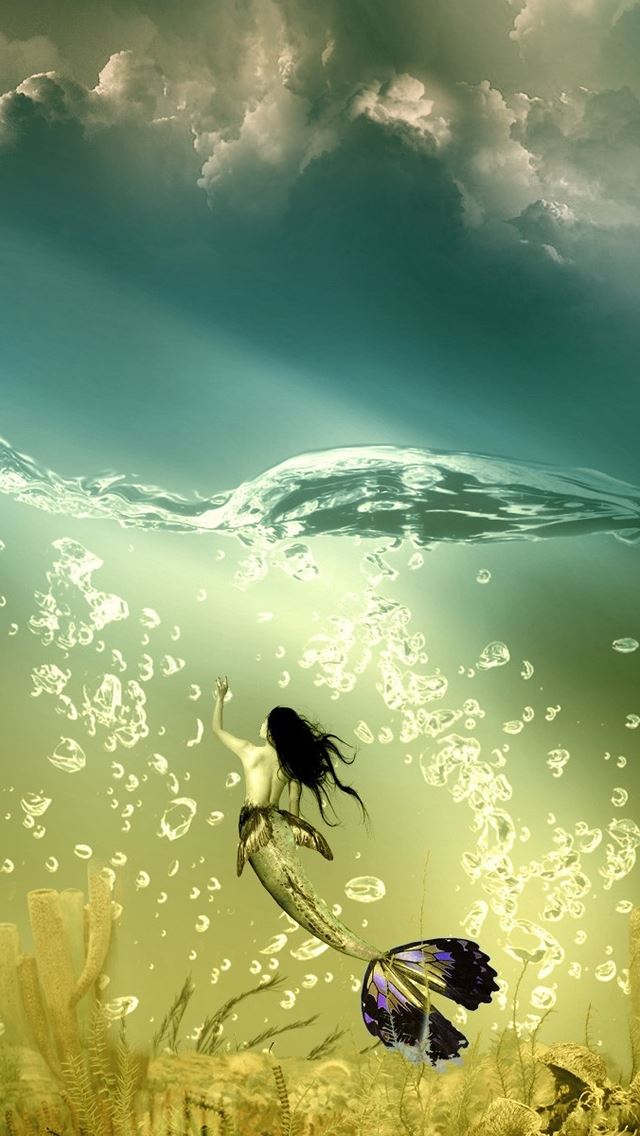 640x1136 Mermaid - sea iPhone Wallpaper