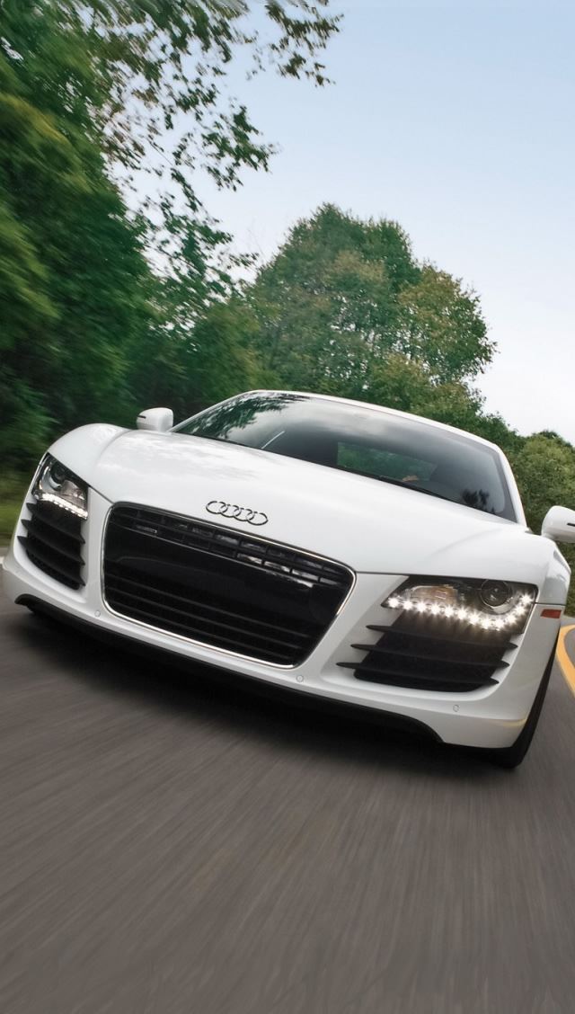 640x1136 audi r8 front -  iPhone Wallpaper