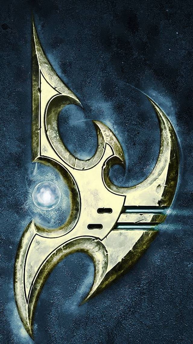 640x1136 Protoss StarCraft II -  iPhone Wallpaper
