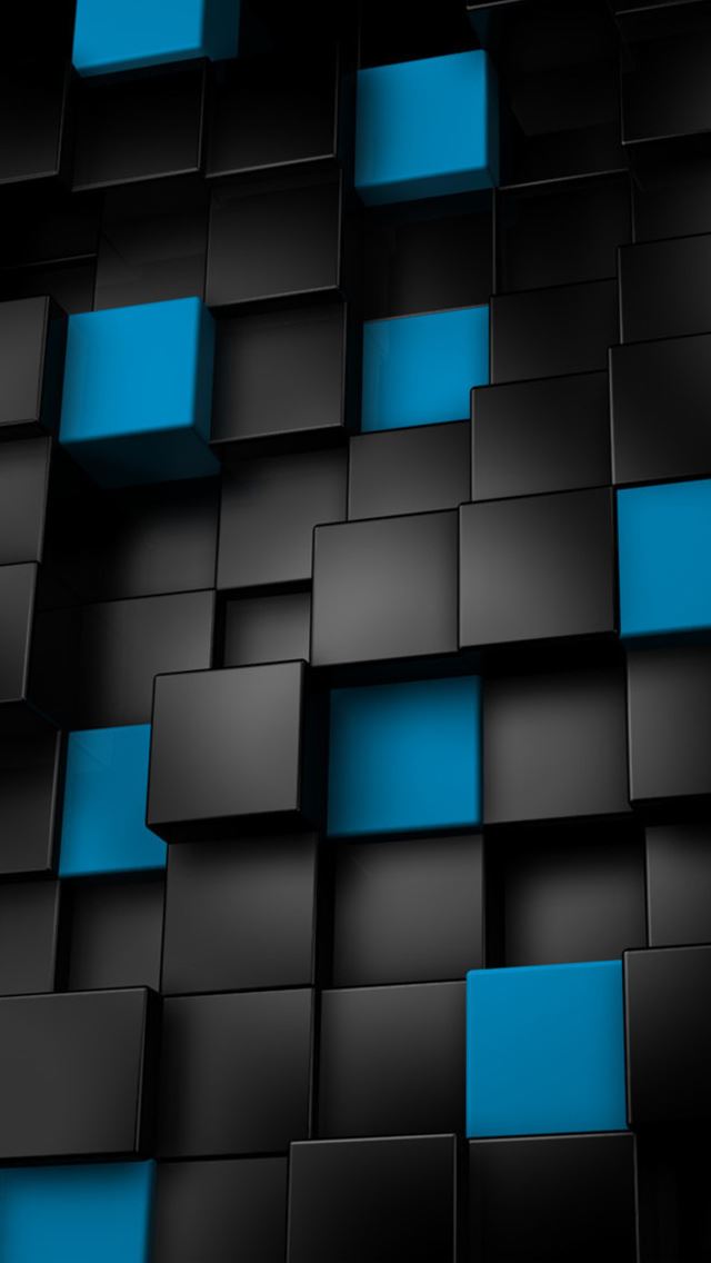 640x1136 Cubes -  iPhone Wallpaper