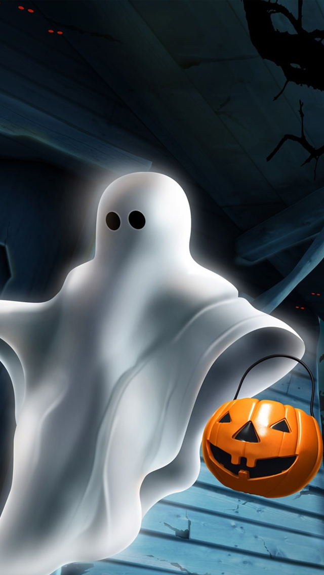 Halloween ghost iPhone Wallpapers Free Download