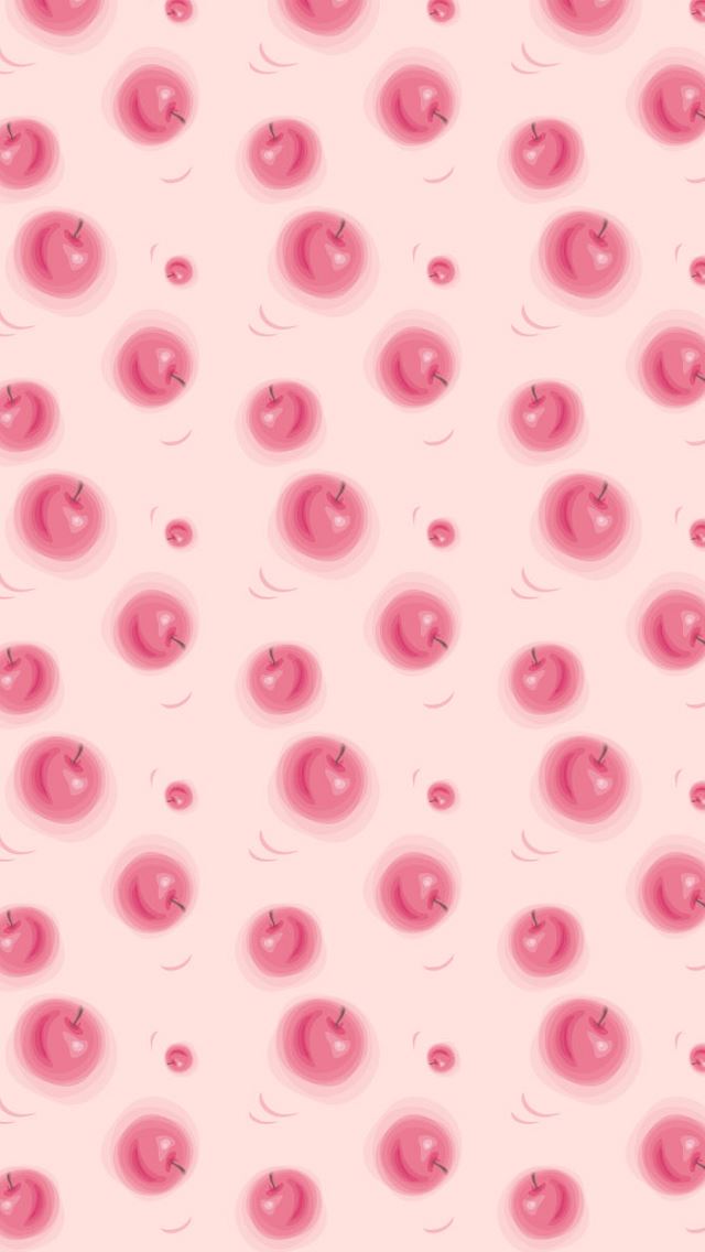 640x1136 Red apples texture clean style -  iPhone Wallpaper