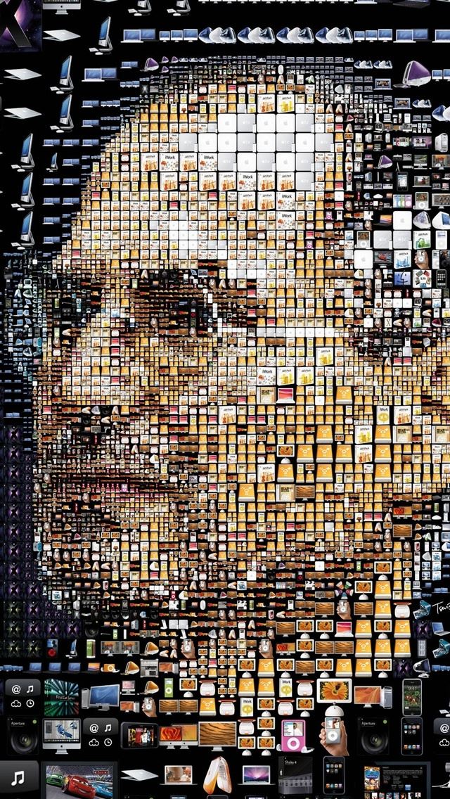640x1136 Steve Jobs Apple -  iPhone Wallpaper