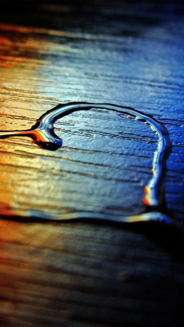 640x1136 Colored heart -  iPhone Wallpaper