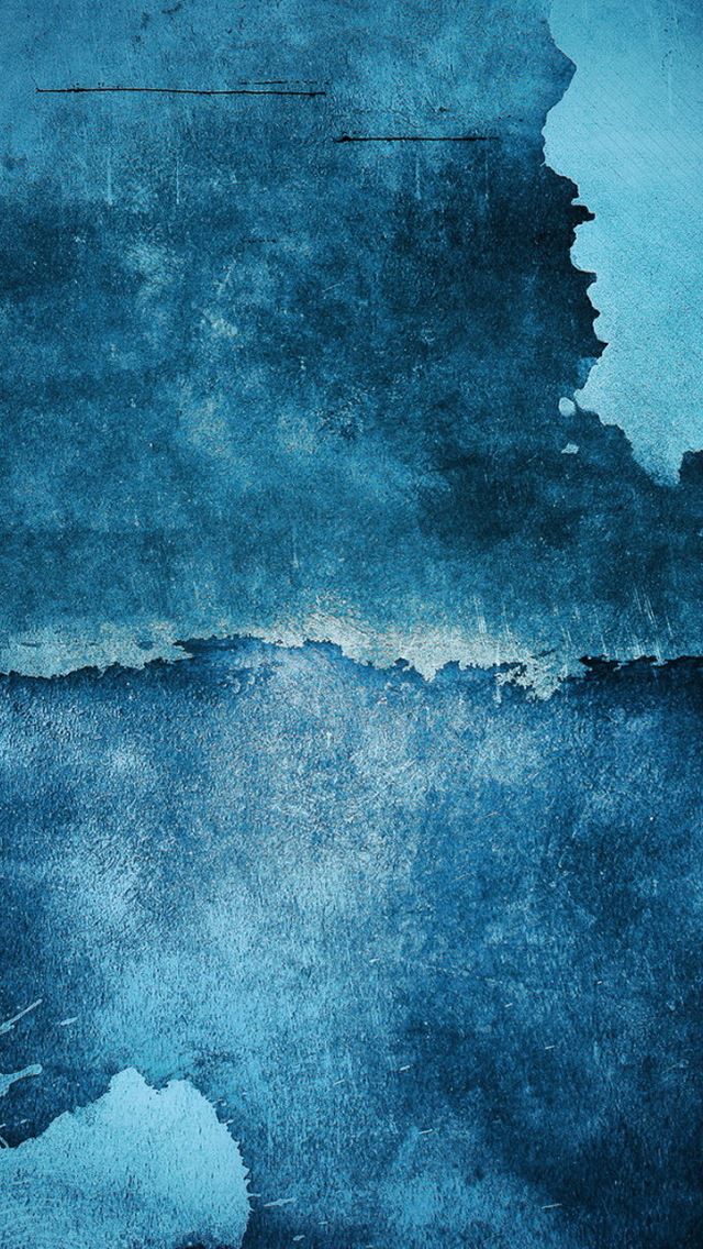640x1136 Blue Art Wall - wall iPhone Wallpaper