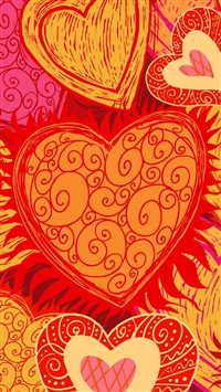 Art Hearts wallpaper