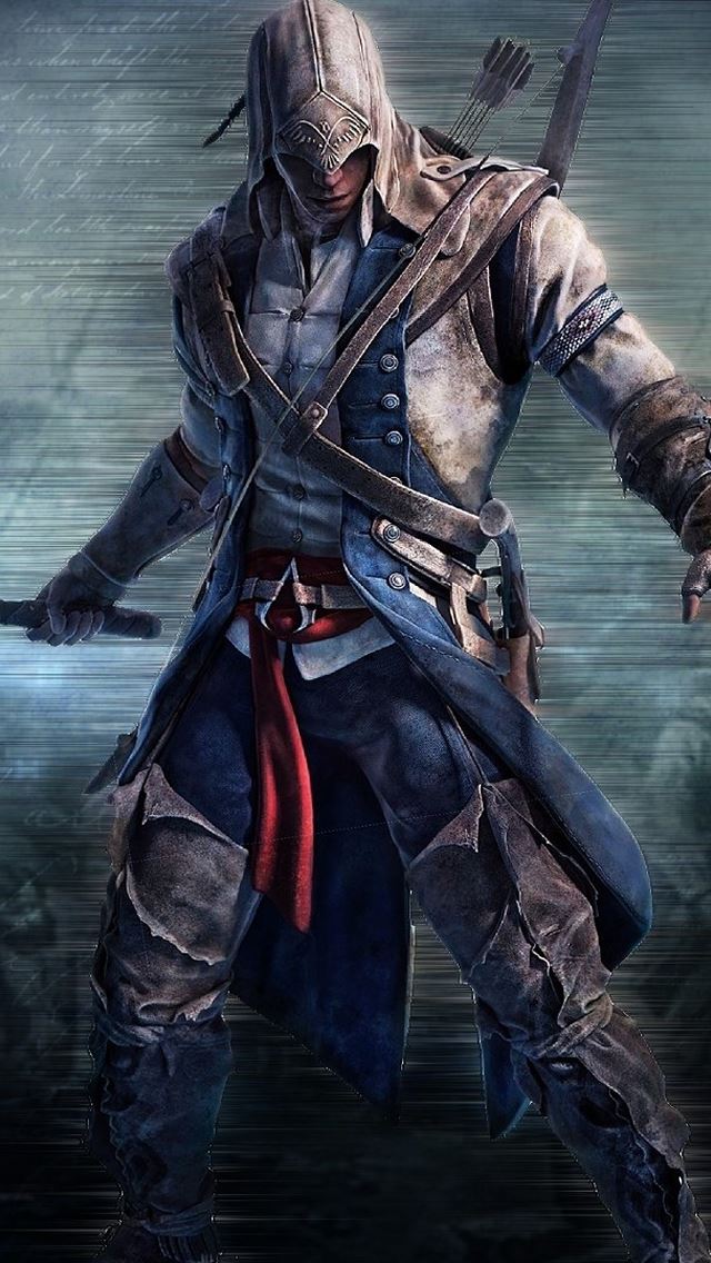 640x1136 Assassins Creed III -  iPhone Wallpaper