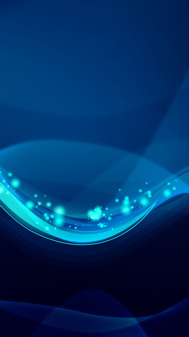 640x1136 Reflux Blue -  iPhone Wallpaper