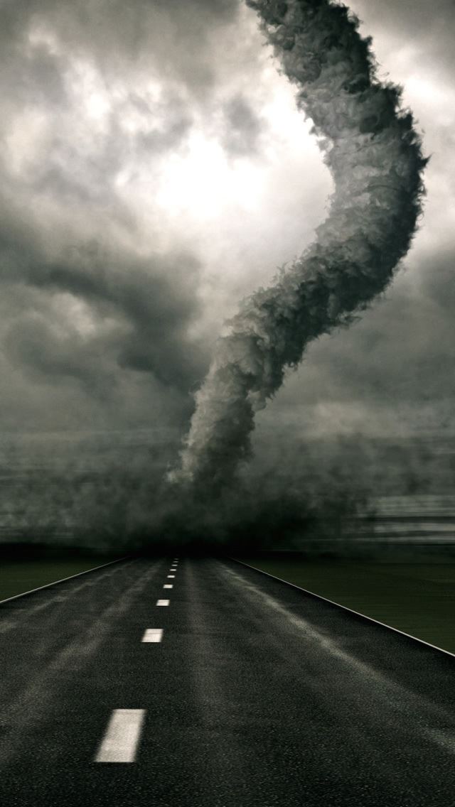 640x1136 Tornado -  iPhone Wallpaper