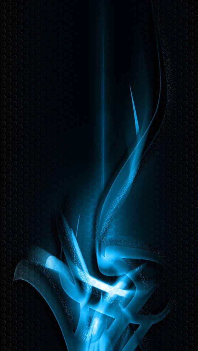 640x1136 Blue curves -  iPhone Wallpaper