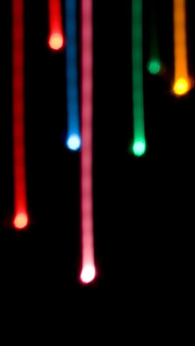 640x1136 Bokeh Art Line - lights iPhone Wallpaper