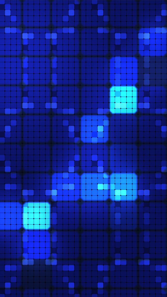640x1136 Blue squares -  iPhone Wallpaper