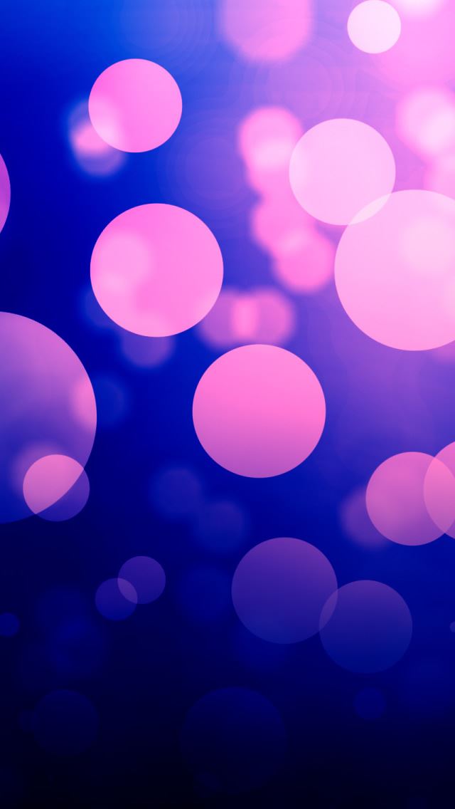 640x1136 Purple Bokeh -  iPhone Wallpaper