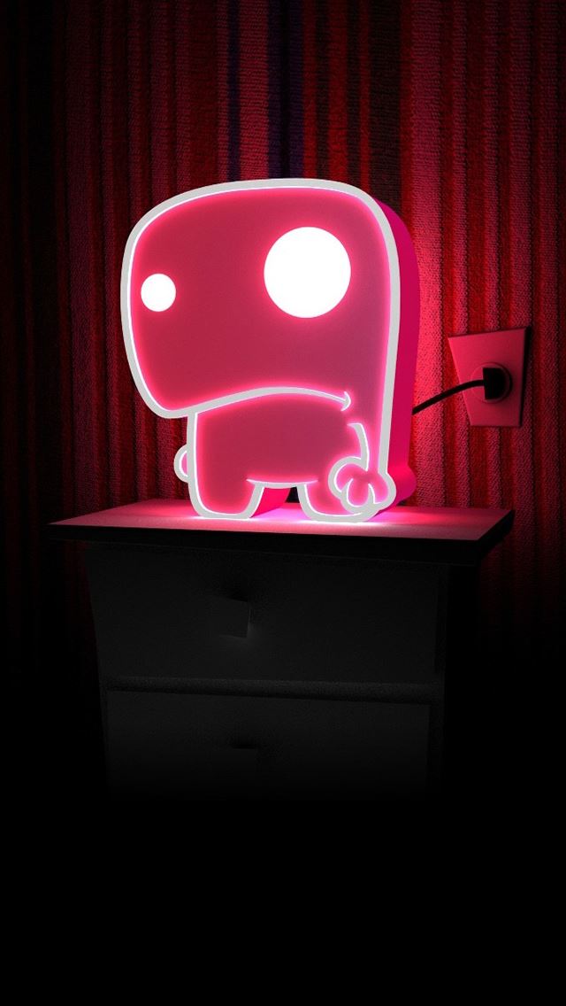 640x1136 3D Table Lamp - table iPhone Wallpaper