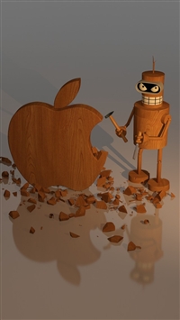 Wood Apple Sculpture wallpaper