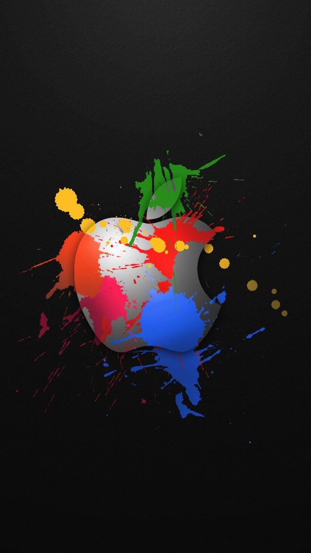 640x1136 Apple In Colours -  iPhone Wallpaper