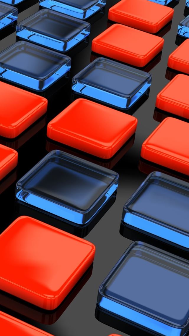 640x1136 Orange or Blue -  iPhone Wallpaper
