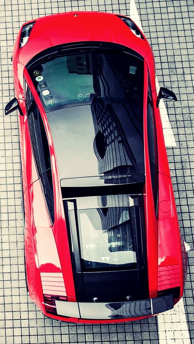 640x1136 Lamborghini Gallardo - race iPhone Wallpaper