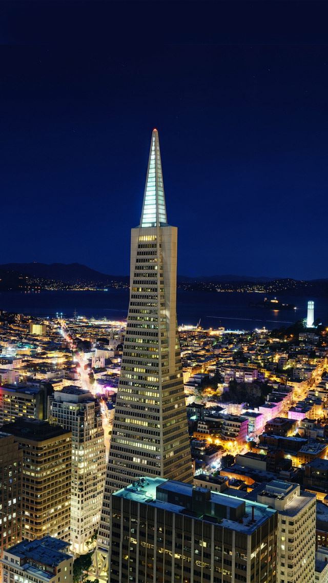 640x1136 Night view of the city2 -  iPhone Wallpaper