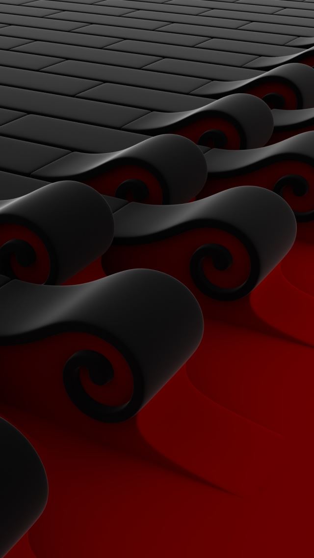640x1136 3D Waves - waves iPhone Wallpaper