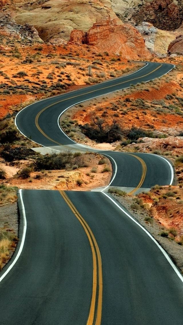 640x1136 The Road - road iPhone Wallpaper