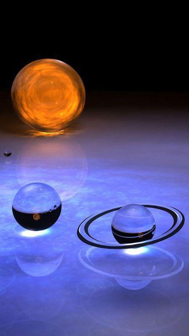 640x1136 Crystal glass galaxy - galaxy iPhone Wallpaper