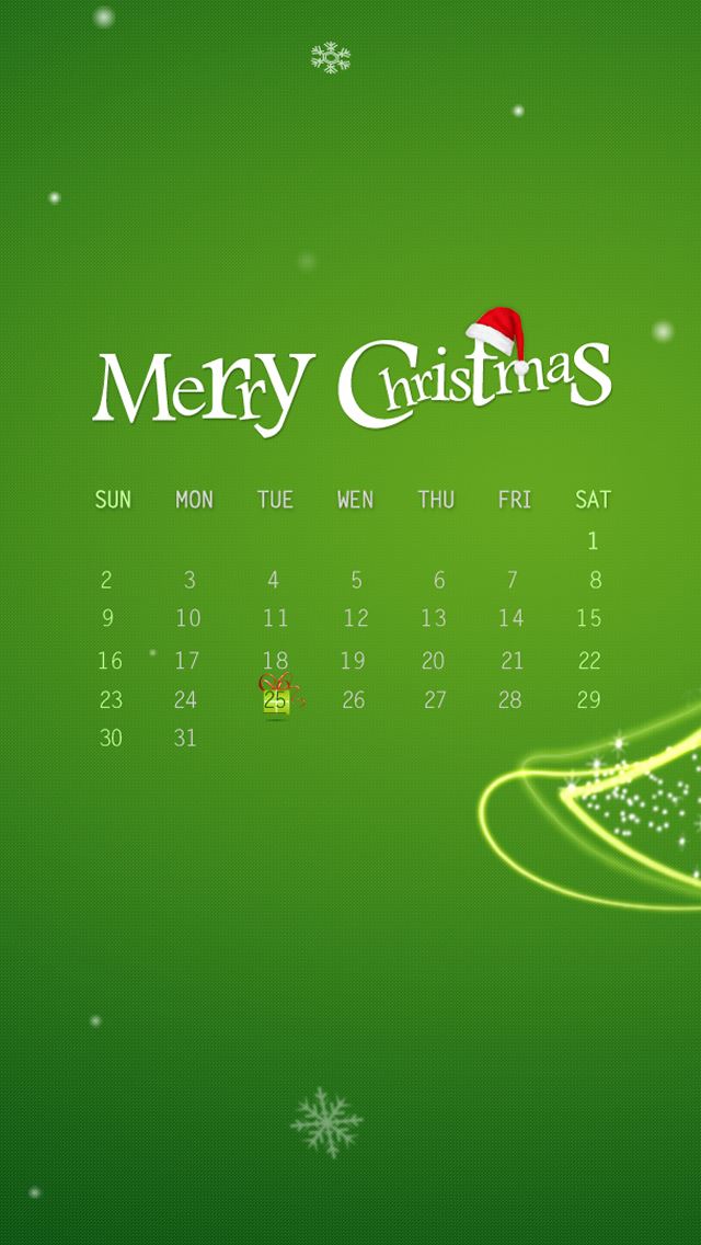 640x1136 Christmas December 2012 - xmas iPhone Wallpaper