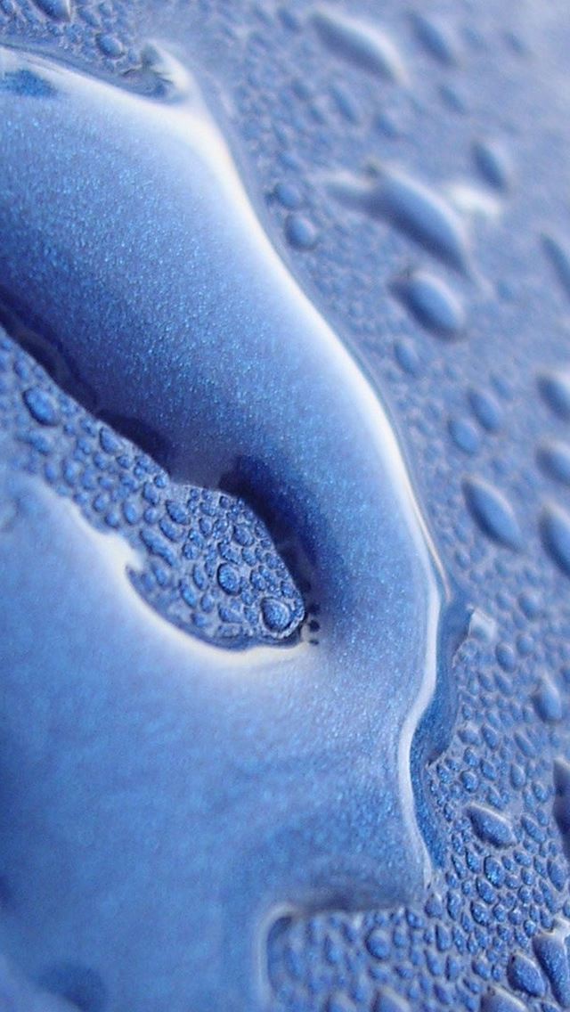 640x1136 Water Macro - white iPhone Wallpaper