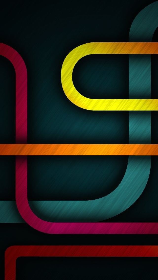 640x1136 Abstract Shapes -  iPhone Wallpaper