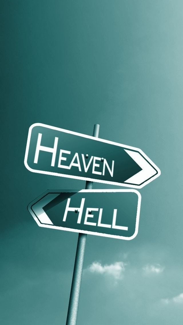 640x1136 Heaven And Hell - hell iPhone Wallpaper