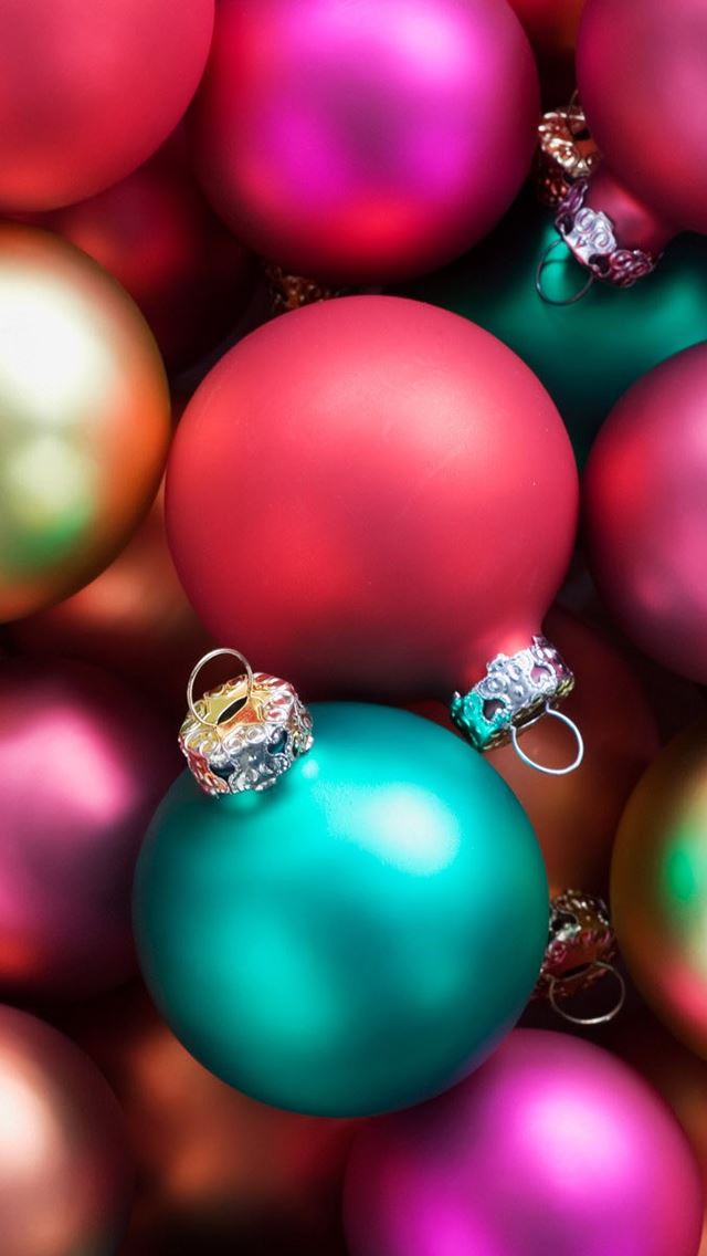640x1136 Happy New Year 2013 - balls iPhone Wallpaper