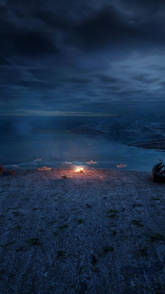 640x1136 Dear Esther - lights iPhone Wallpaper