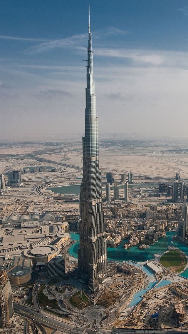 640x1136 Dubai Tall Tower - tower iPhone Wallpaper
