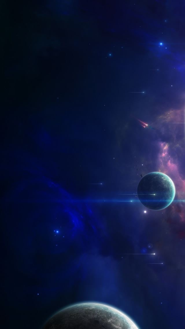 640x1136 Close Planets Art -  iPhone Wallpaper