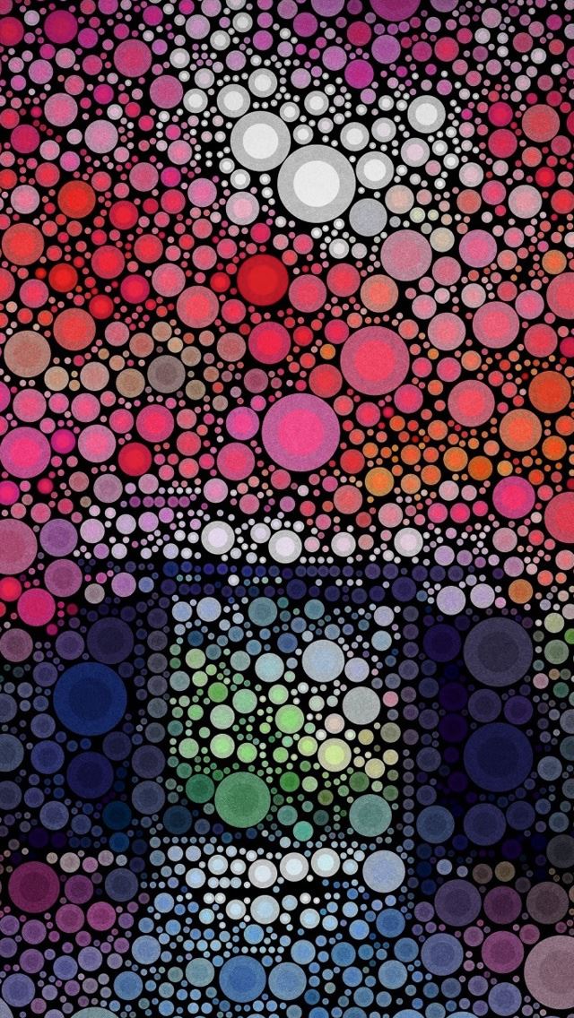 640x1136 Circles Artwork 2 - artwork iPhone Wallpaper