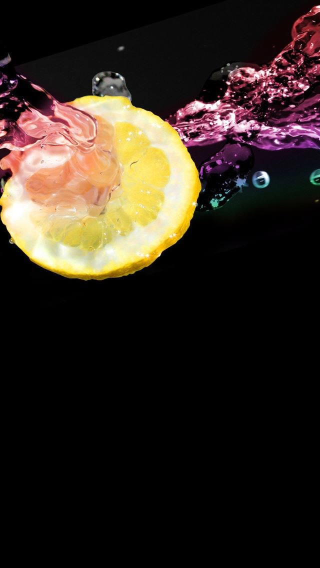 640x1136 She Loves Orange -  iPhone Wallpaper