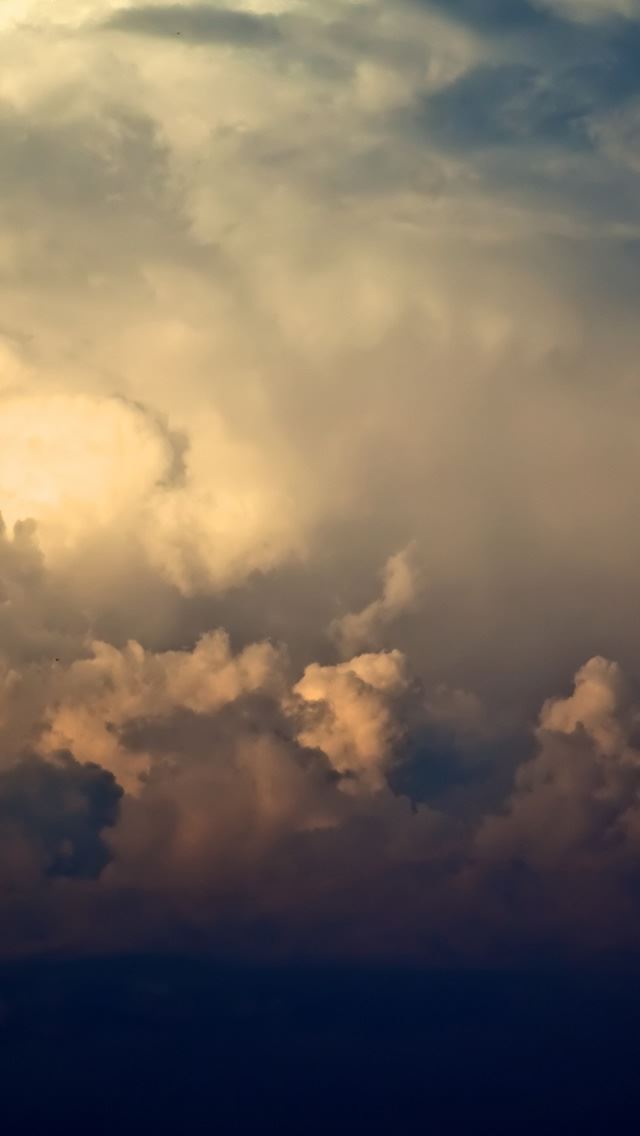 640x1136 Storm Clouds And Rainbow - storm iPhone Wallpaper