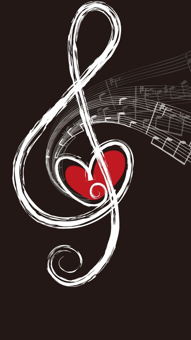 640x1136 Note Of Love - heart iPhone Wallpaper