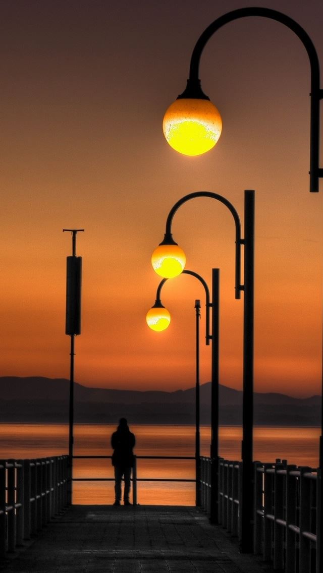 640x1136 Pier Sunset 2 - pier iPhone Wallpaper