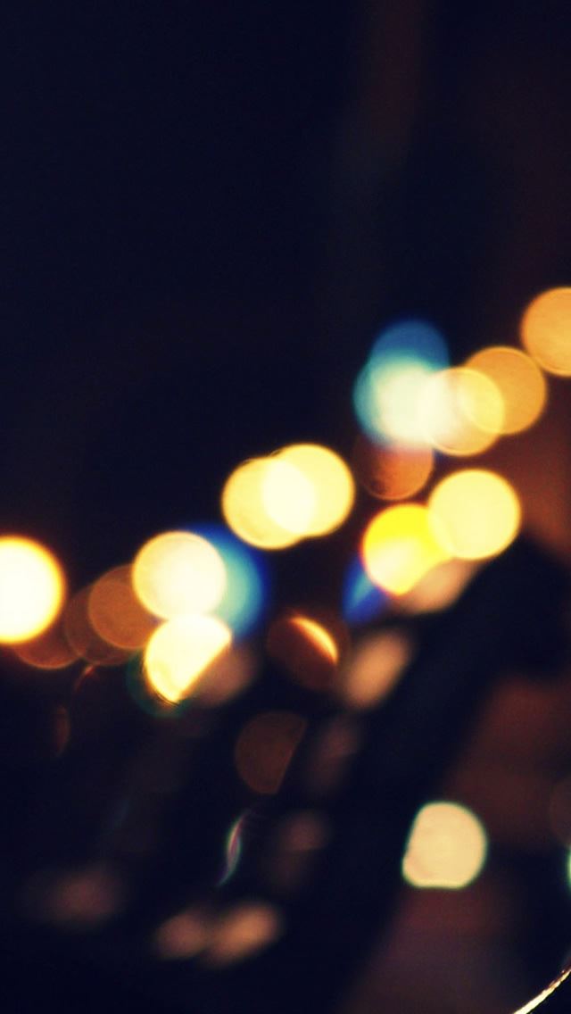 640x1136 Bokeh Park - chair iPhone Wallpaper
