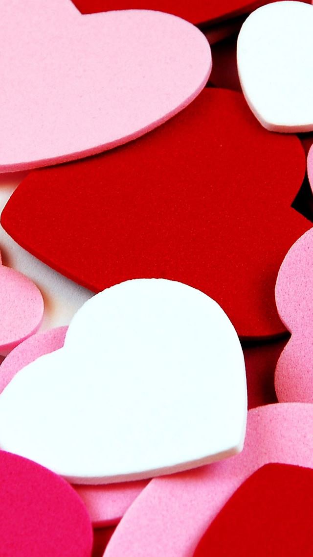 640x1136 Tons Of Hearts - valentine's day iPhone Wallpaper