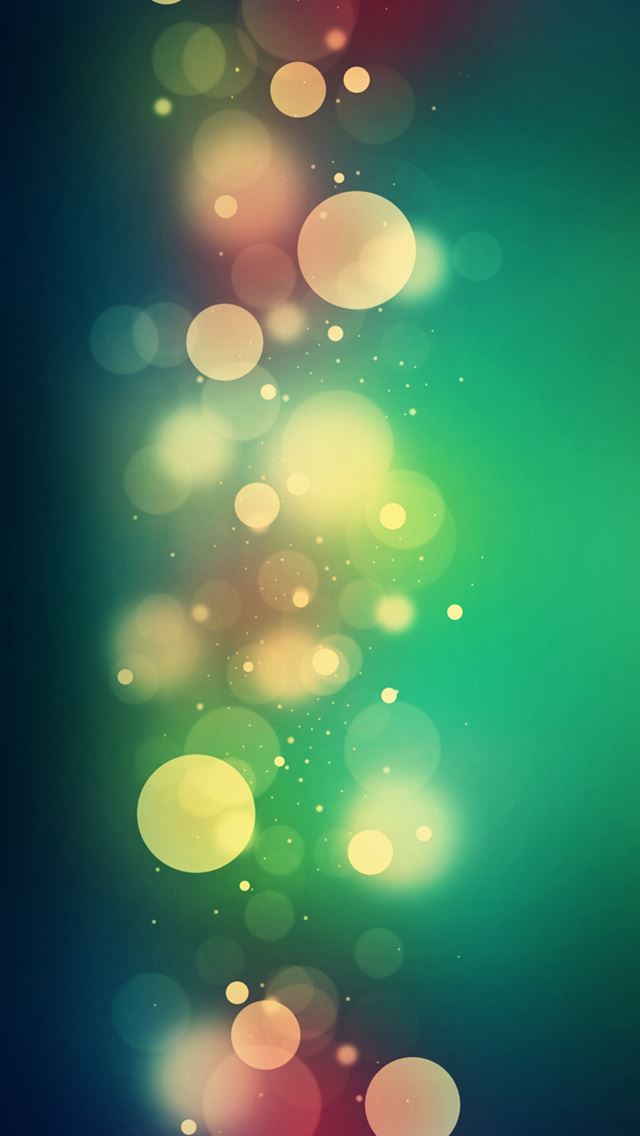 640x1136 Abstract Colorful Bubbles -  iPhone Wallpaper