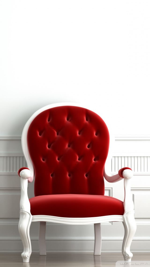 640x1136 Red Chair - chair iPhone Wallpaper