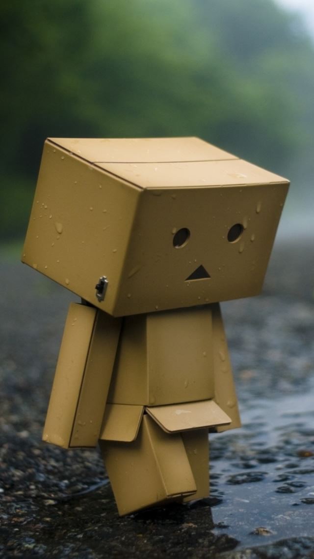 640x1136 Sad Robot - robot iPhone Wallpaper