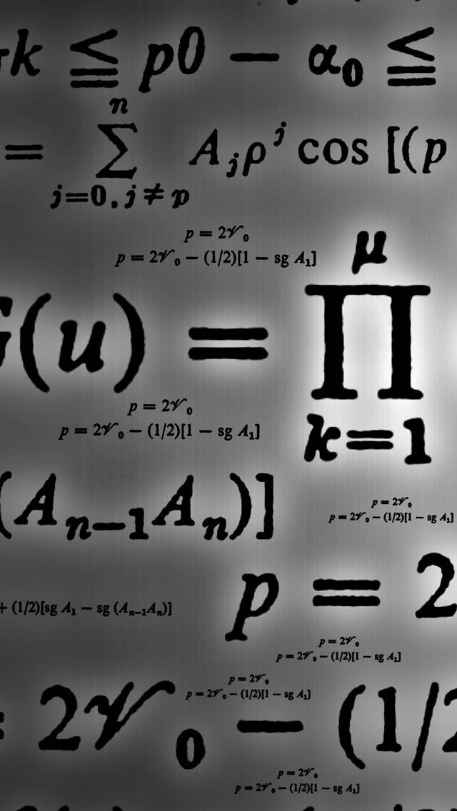 640x1136 Math - letter iPhone Wallpaper
