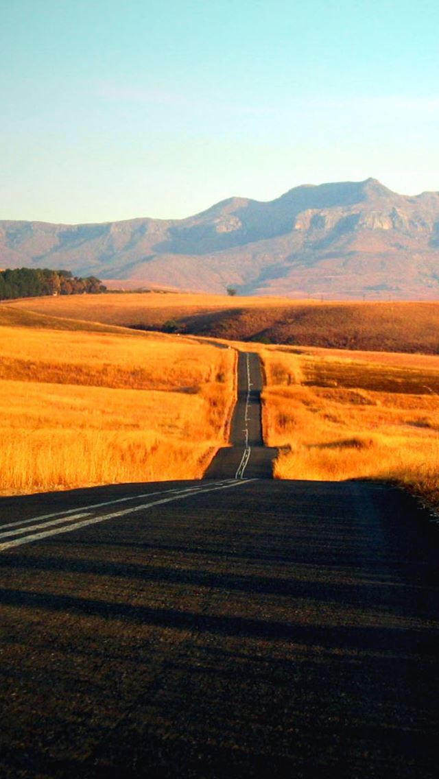 640x1136 Stretch of highway -  iPhone Wallpaper