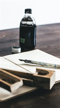 Pen notebook wallpaper