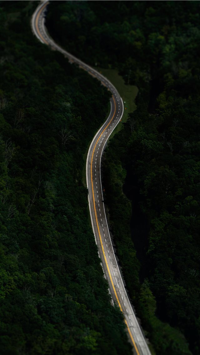 640x1136 Texas Road - aerial iPhone Wallpaper