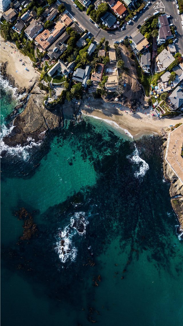640x1136 The Coves - drone view iPhone Wallpaper
